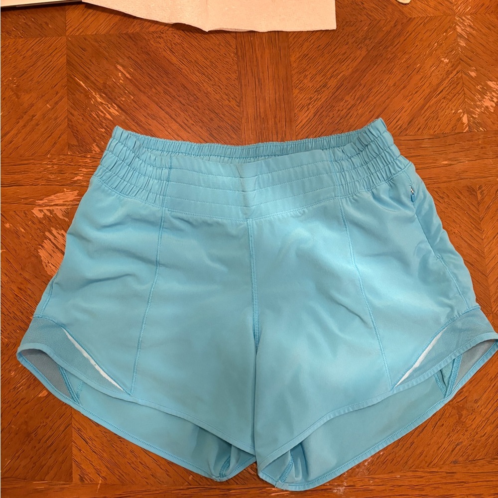 lululemon athletica Light Blue Athletic Shorts